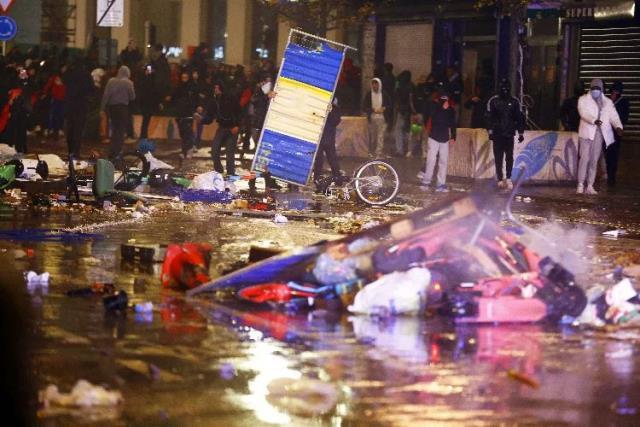 Belçika ile Fas maçı sonrasında Brüksel'de olaylar