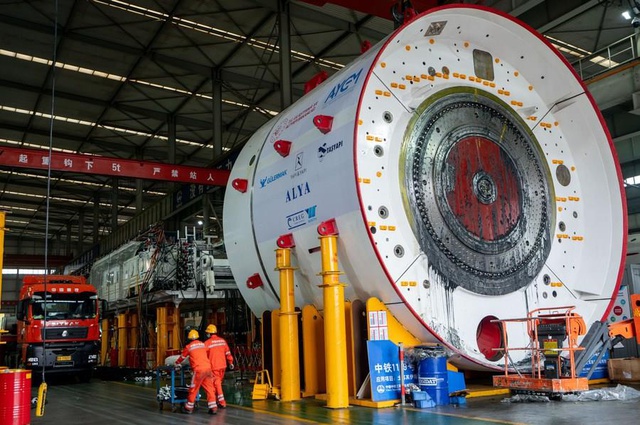 Çin Yapımı Tünel Açma Makineleri Büyük Oranda Yurtdışı Pazarlara İhraç Ediliyor Çin Yapımı Tünel Açma Makineleri Büyük Oranda Yurtdışı Pazarlara İhraç Ediliyor