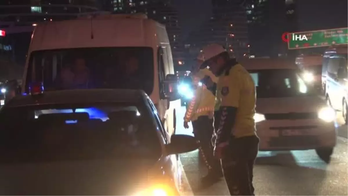 İstanbul'da çakarlı araç denetimi