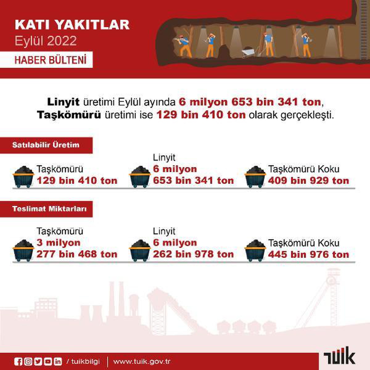 Katı yakıtlar istatistikleri açıklandı
