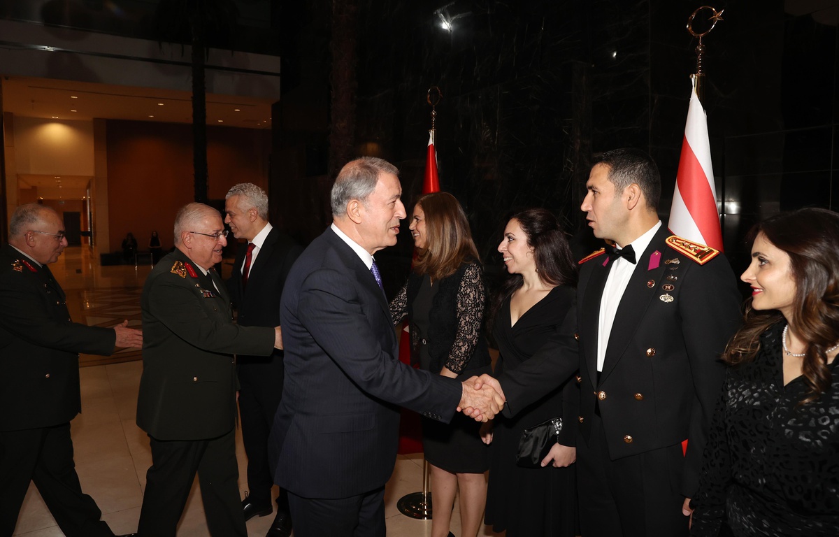 Milli Savunma Bakanı Akar, KKTC\'nin 39\'uncu kuruluş yıl dönümü resepsiyonuna katıldı
