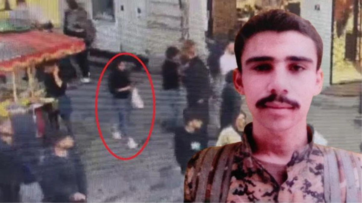 Taksim bombacısının sözde eşi firari Bilal Hassan\'ın YPG terör örgütünün sembolü önünde fotoğrafı ortaya çıktı