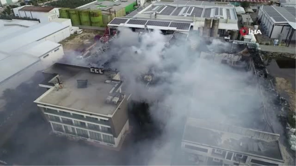 Adana\'da kimya fabrikasındaki yangın söndürüldü