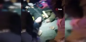 Domino's Pizza kuryesinin yaralandığı kaza kamerada