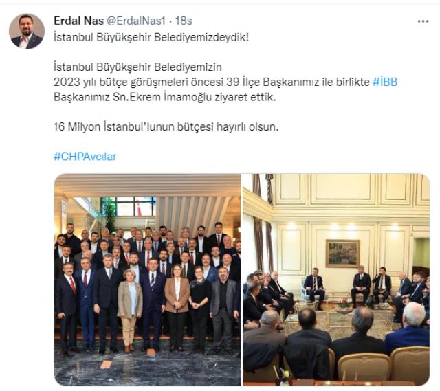 İlçe başkanları Ekrem İmamoğlu'nun yanına gitti! Ziyarette Canan Kaftancıoğlu'nun olmaması 'Aralarında gerginlik var' iddialarını güçlendirdi İlçe başkanları Ekrem İmamoğlu'nun yanına gitti! Ziyarette Canan Kaftancıoğlu'nun olmaması 'Aralarında gerginlik var' iddialarını güçlendirdi