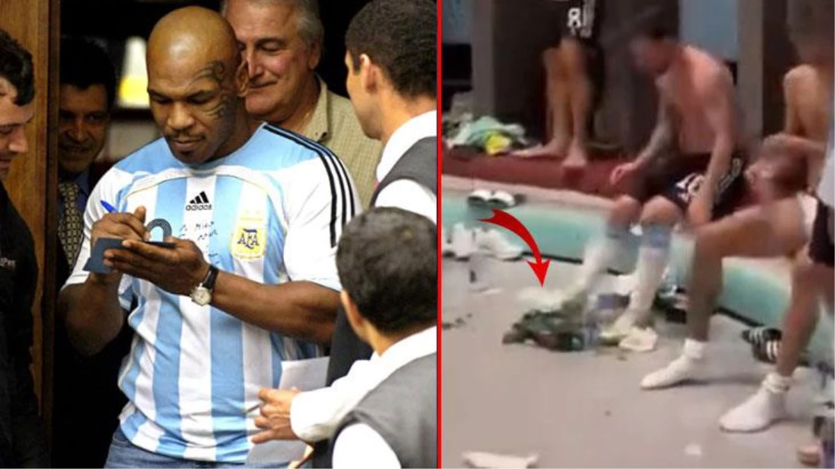 Dünya şampiyonu boksör Meksika formasını tekmeleyen Messi\'yi tehdit etti! Cevabı Mike Tyson verdi