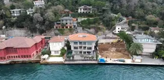 Abramoviç'in Beykoz'da kiraladığı yalı havadan görüntülendi