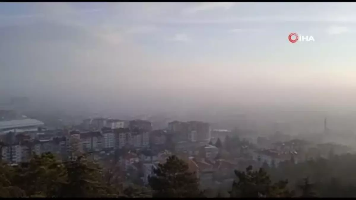 Afyonkarahisar'da sisli hava etkili oldu
