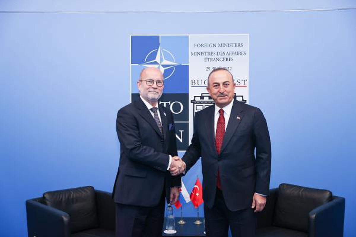 Bakan Çavuşoğlu, Slovak mevkidaşı Kacer ile görüştü