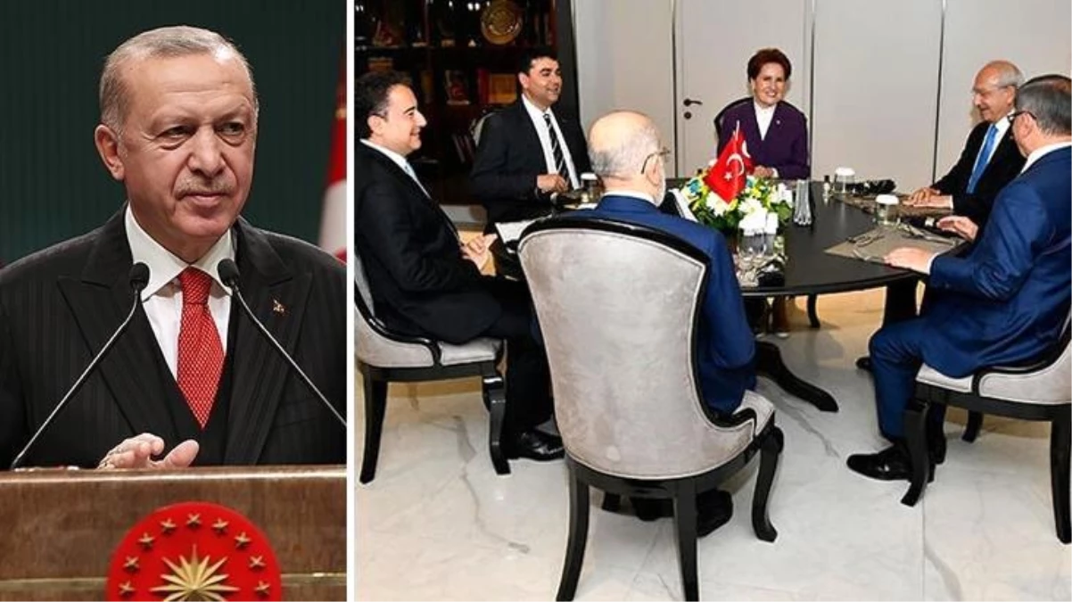 Cumhurbaşkanı Erdoğan\'dan, 6\'lı Masa\'nın taslağındaki maddeye tepki: Cumhurbaşkanı niye var?