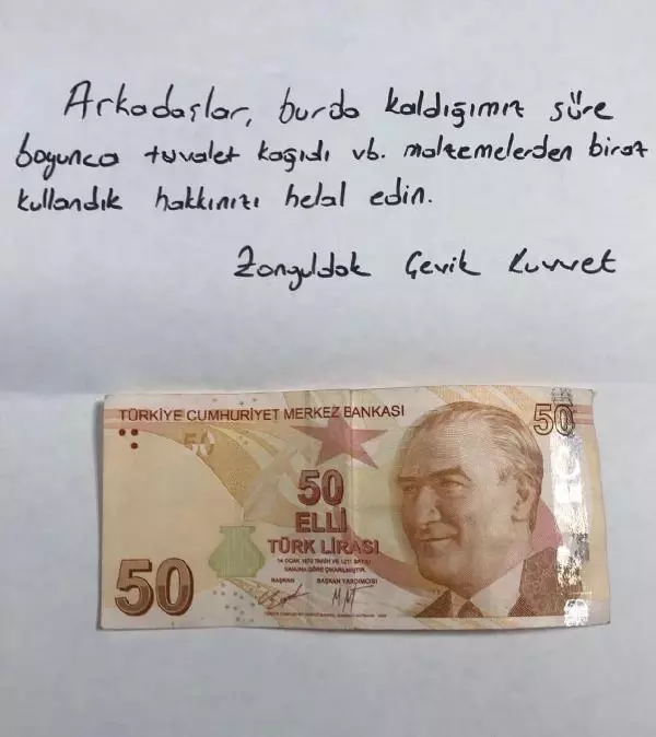 Düzce'deki deprem için kente giden polisler, dönerken para ve not bıraktı! Nedeni çok duygusal Düzce'deki deprem için kente giden polisler, dönerken para ve not bıraktı! Nedeni çok duygusal