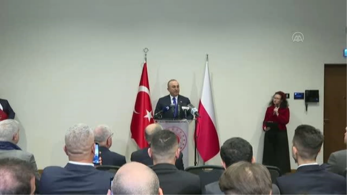 Dışişleri Bakanı Mevlüt Çavuşoğlu, Polonya\'da fahri konsolosluk açılışı gerçekleştirdi