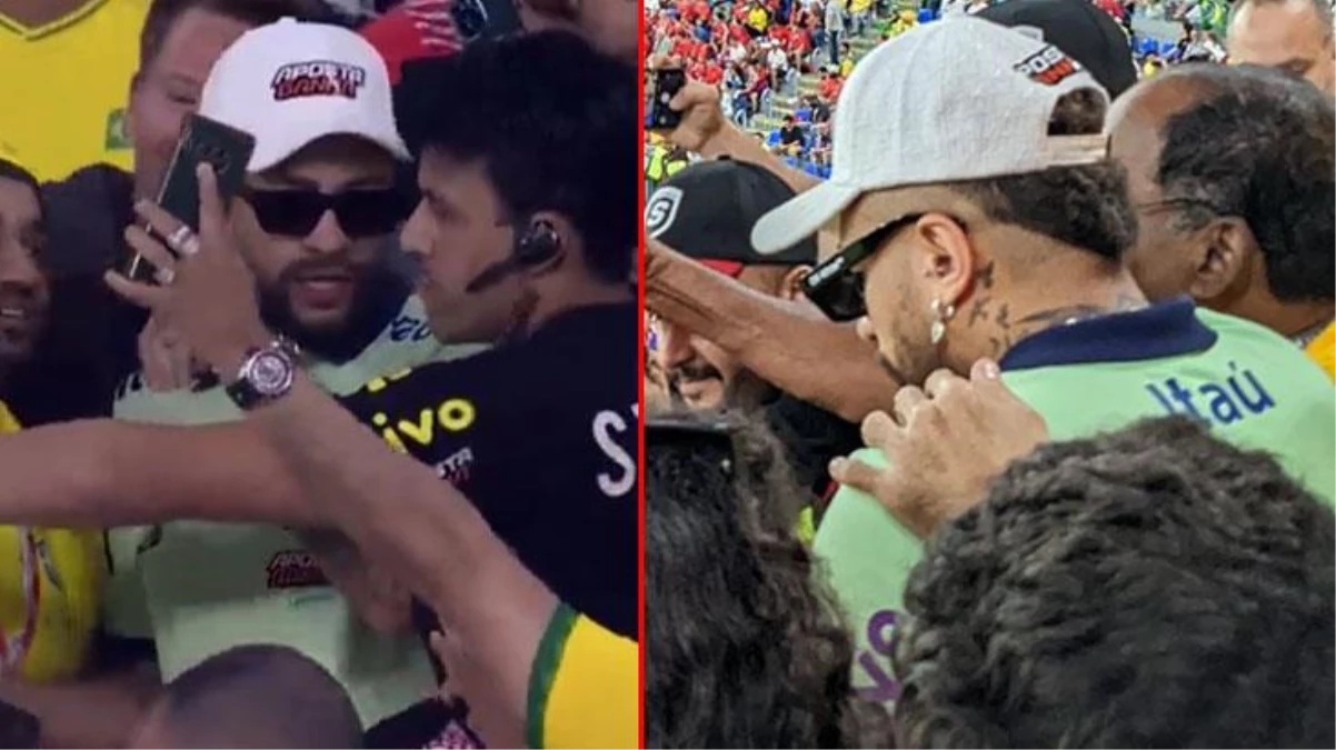 Dünya Kupası karşılaşmasını unutturan olay! Neymar\'a benzeyen taraftar izdiham yarattı