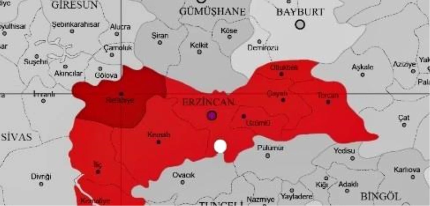 Erzincan\'da 3.8 büyüklüğünde deprem