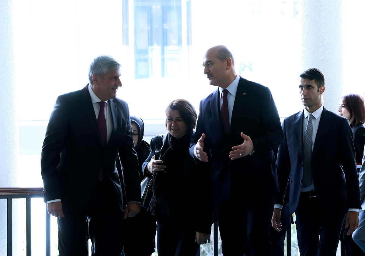 İçişleri Bakanı Soylu, ICMPD Genel Direktörü Spindelegger ile görüştü