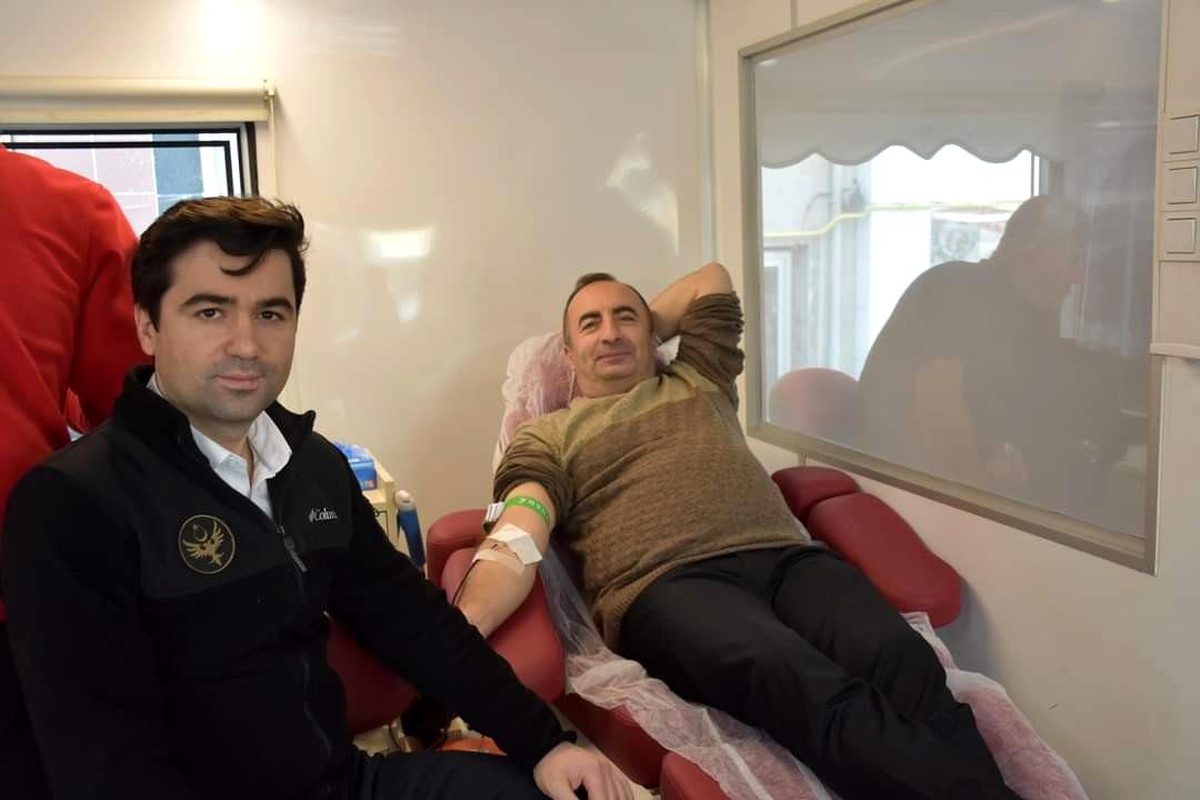 Kaymakam ve başkandan kan bağışı çağrısı