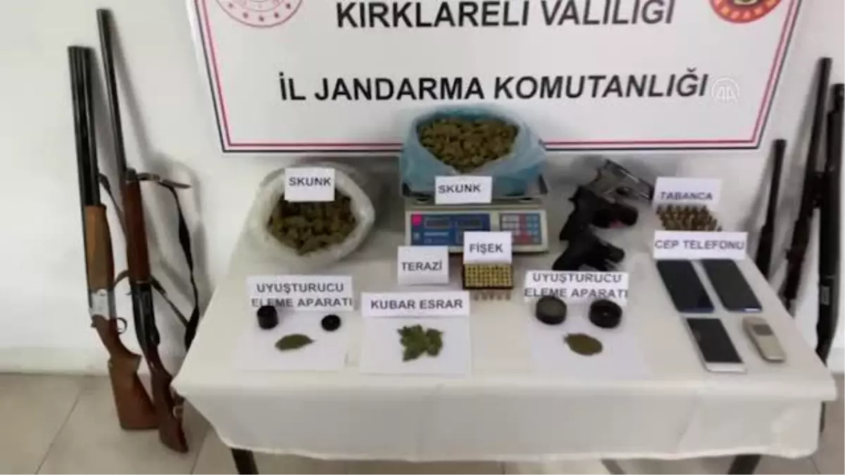 KIRKLARELİ - Uyuşturucu operasyonunda 3 zanlı yakalandı