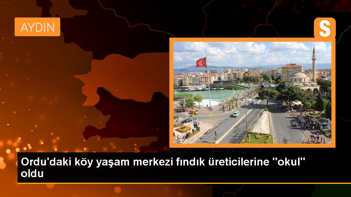 Köy yaşam merkezi fındık üreticilerine "okul" oldu