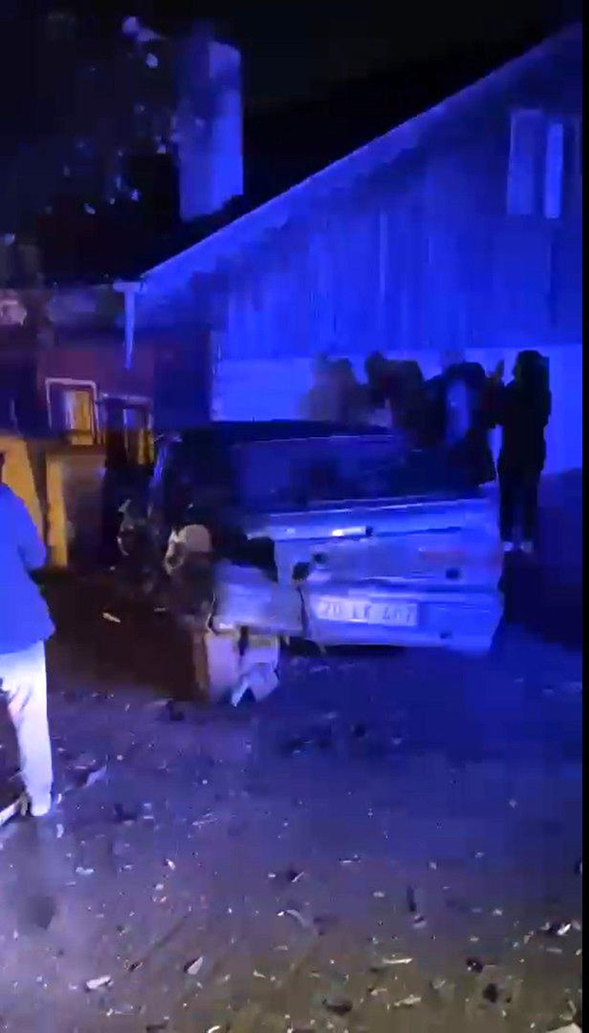 Radar Caddesi\'nde maddi hasarlı kaza