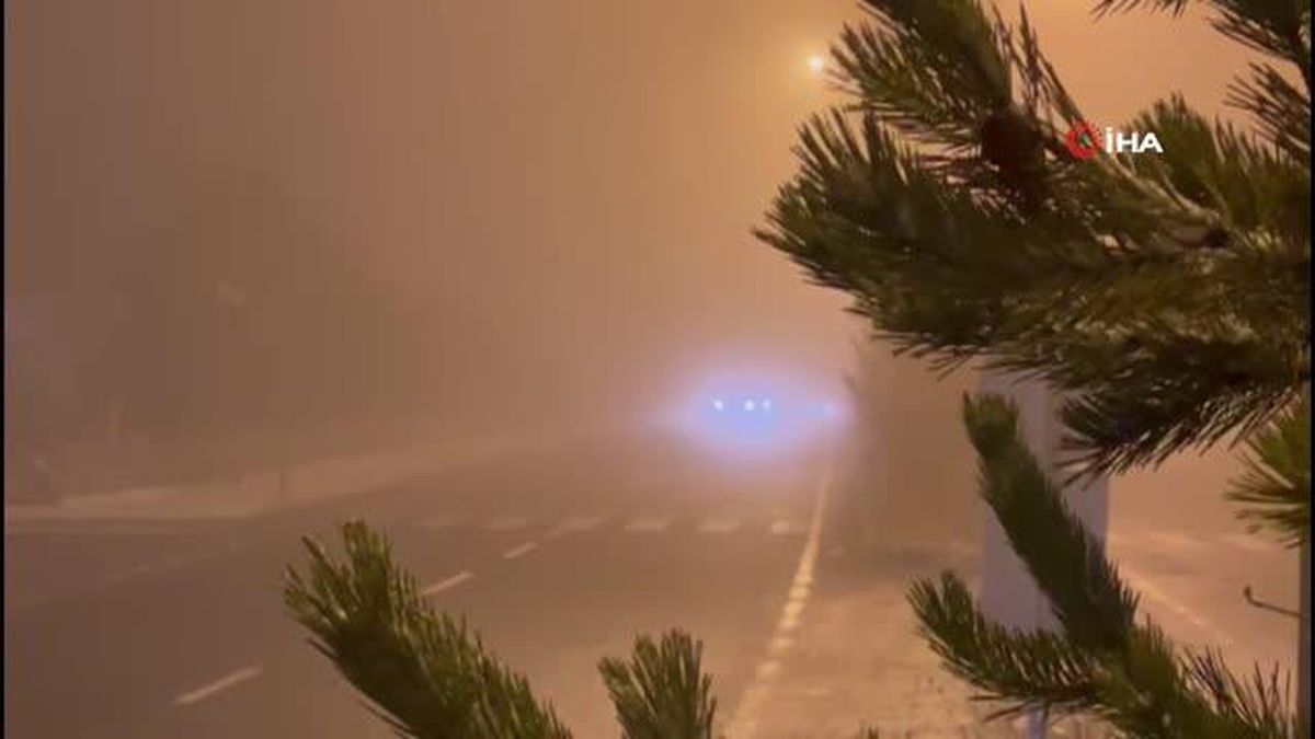 Sarıkamış'ta yoğun sis hayatı olumsuz etkiledi