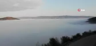 Tokat'ta 'sis denizi' eşsiz manzaralar oluşturdu