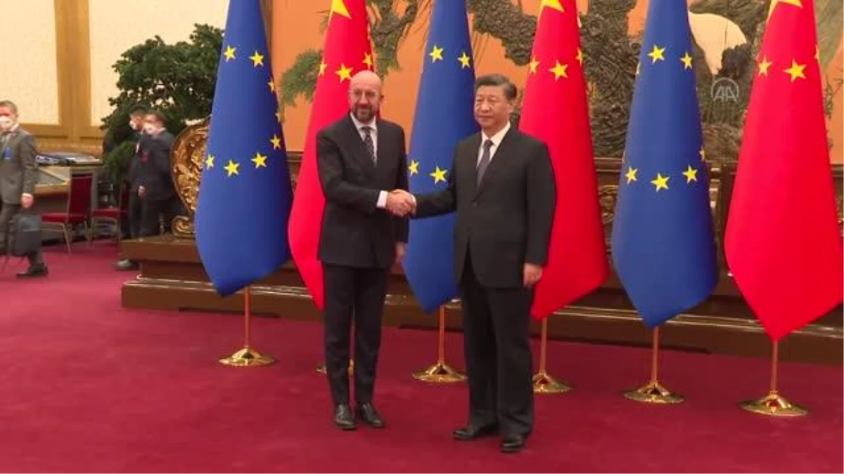 Çin Devlet Başkanı Şi, AB Konseyi Başkanı Michel ile görüştü