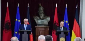 Almanya Cumhurbaşkanı Steinmeier, Arnavutluk Meclisinde milletvekillerine hitap etti