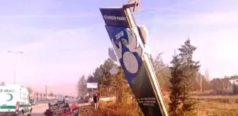 Ankara'da otomobil, direğe çarpıp takla attı: 1 ölü, 4 yaralı