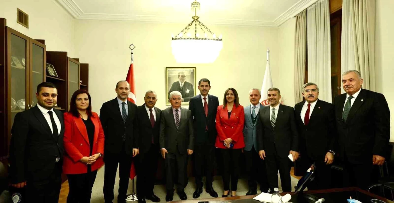 Bakan Kurum ile görüşen Başkan Yılmaz müjdeyi verdi