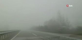 Bursa'da sis etkili oldu, sürücüler zor anlar yaşadı