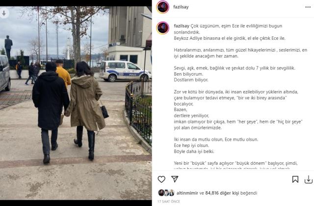 Fazıl Say ile 3 yıllık evliliğini bitiren Ece Dağıtsan: Bize böyle bir son yazmam lazımdı