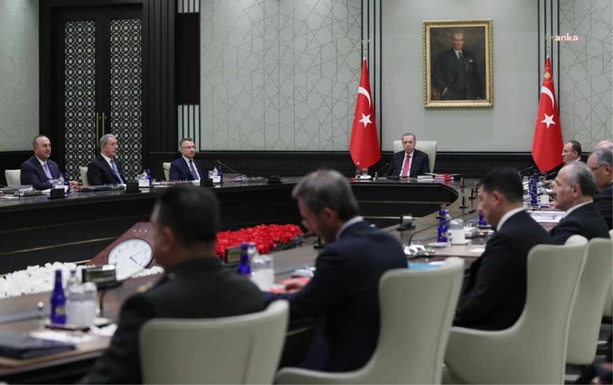 Milli Güvenlik Kurulu (MGK), Cumhurbaşkanı Erdoğan\'ın başkanlığında Cumhurbaşkanlığı Külliyesinde toplandı