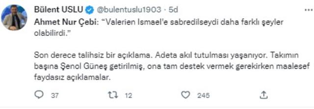 Şenol Güneş bu sözleri duymasın! Çebi'nin teknik direktör yorumu taraftarları çileden çıkardı Şenol Güneş bu sözleri duymasın! Çebi'nin teknik direktör yorumu taraftarları çileden çıkardı