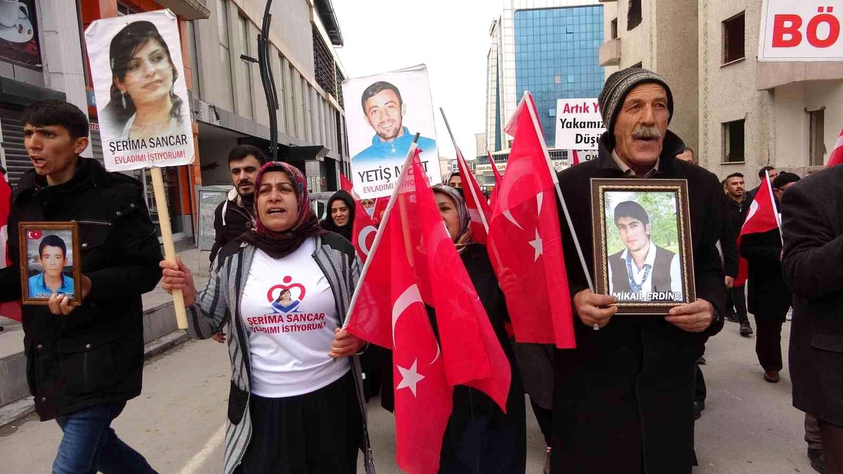 Vanlı ailelerin evlat nöbeti 50\'nci haftasına girdi