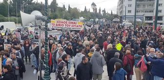 Yunanistan'da sağlık çalışanları protestosu