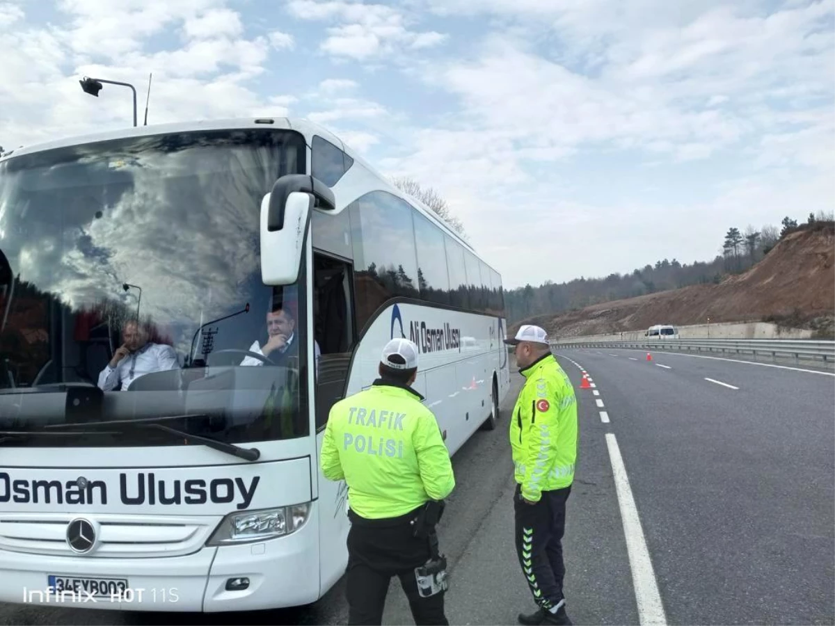 Zonguldak\'ta 29 araç sürücüsüne 29 bin 300 lira ceza