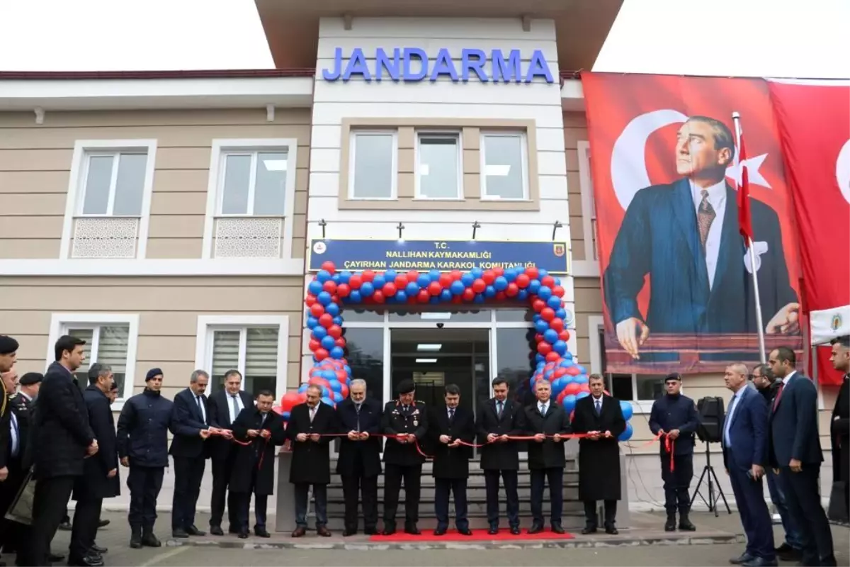 Çayırhan Jandarma Karakol Komutanlığı hizmet binası açıldı