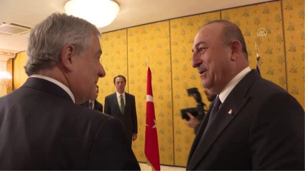Dışişleri Bakanı Çavuşoğlu, İtalyan mevkidaşı Tajani ile görüştü