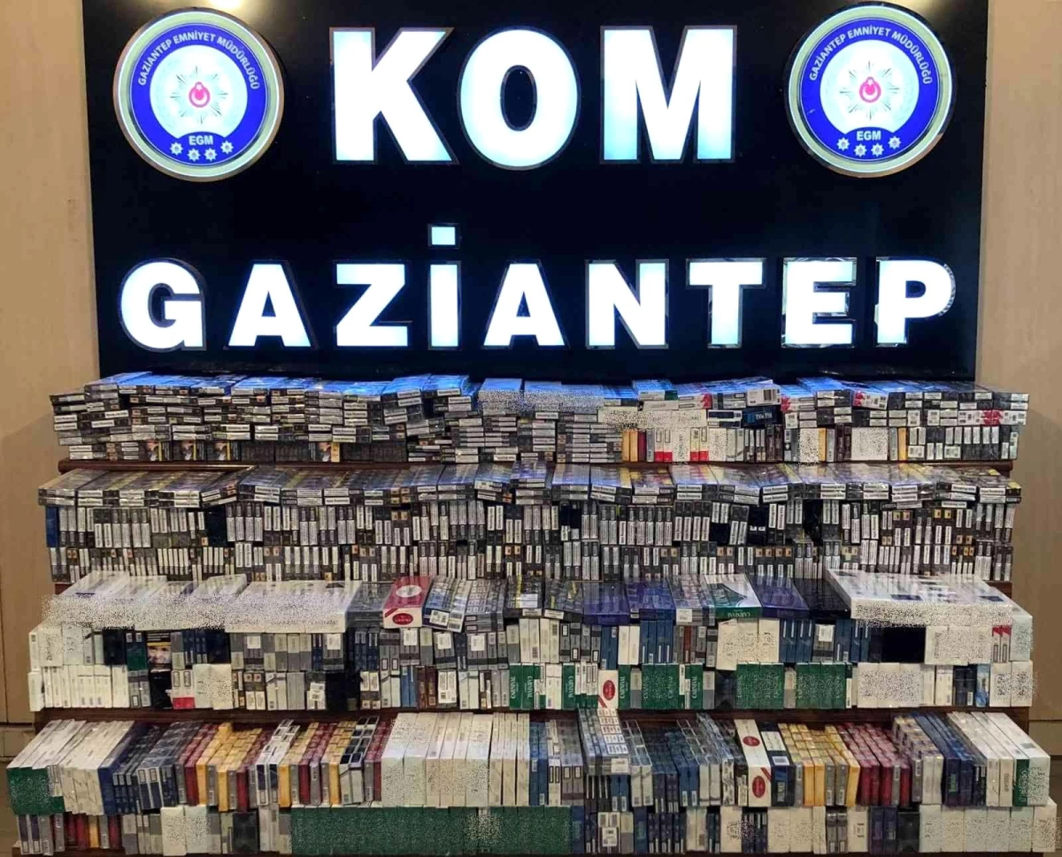 Gaziantep\'te kaçak sigara operasyonu: 7 gözaltı