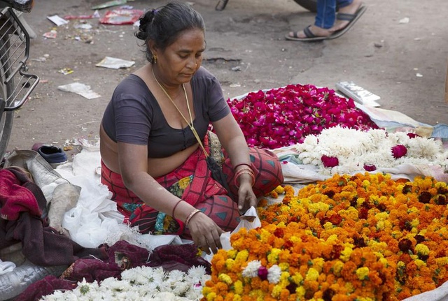 Hindistan'ın Başkenti Yeni Delhi'de Günlük Hayattan Kareler