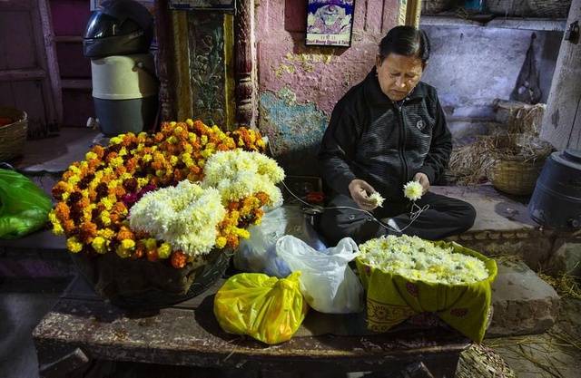 Hindistan'ın Başkenti Yeni Delhi'de Günlük Hayattan Kareler