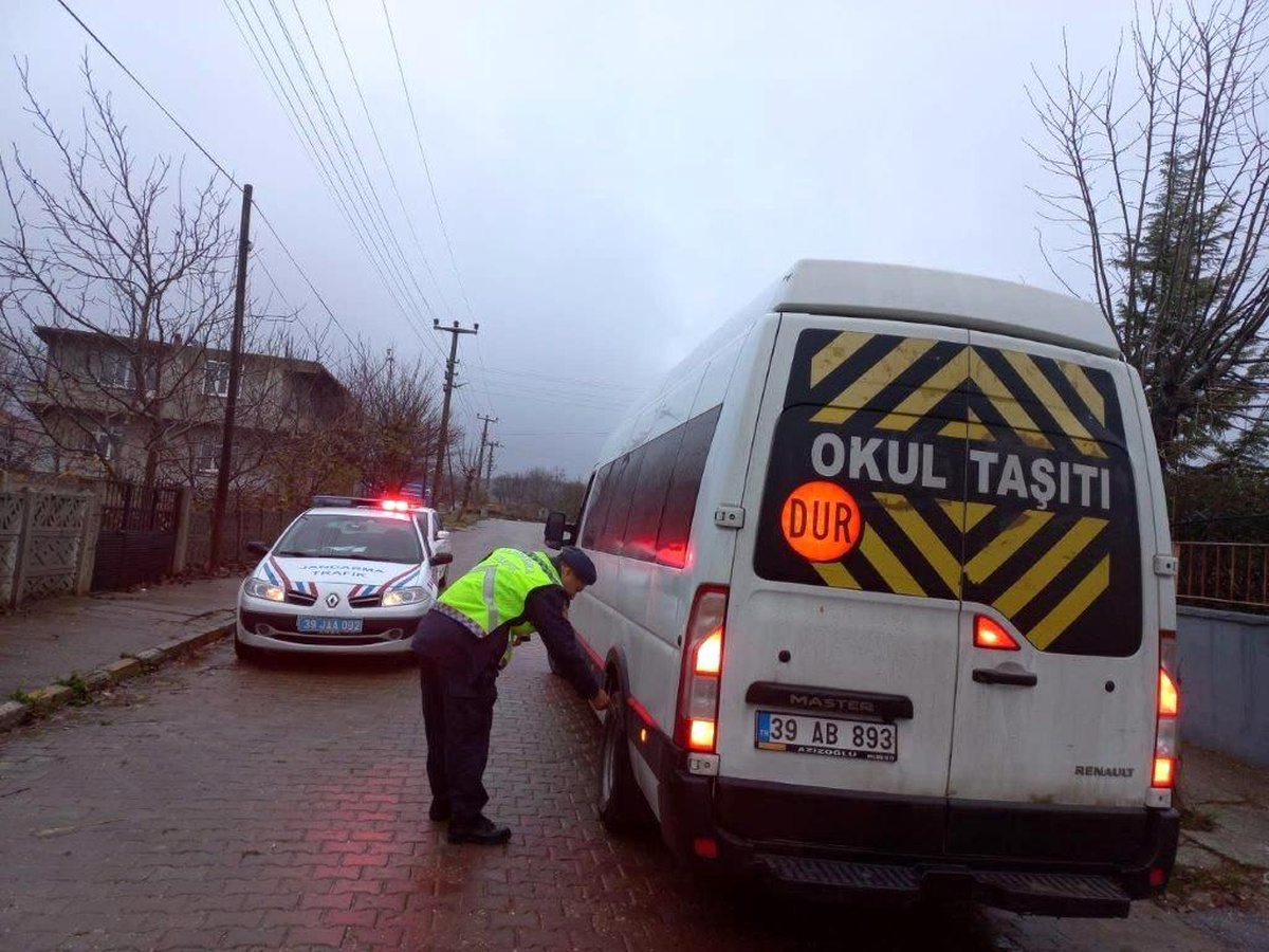 Kırklareli\'nde kış lastiği uygulaması yapıldı