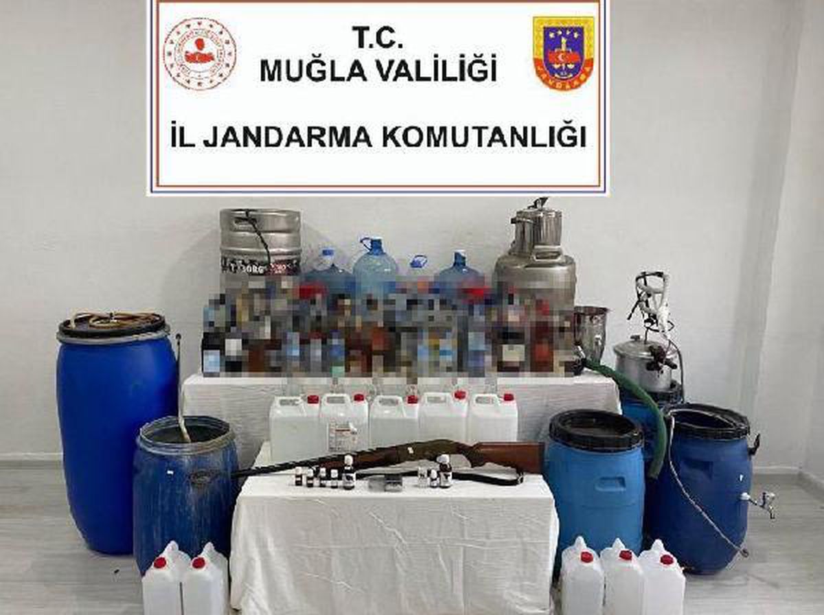 Muğla\'da \'sahte içki\' operasyonu: 6 gözaltı