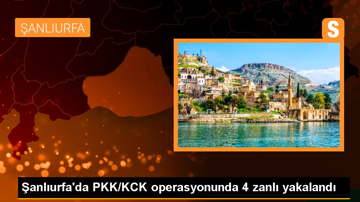 Şanlıurfa\'da PKK/KCK operasyonunda 4 zanlı yakalandı