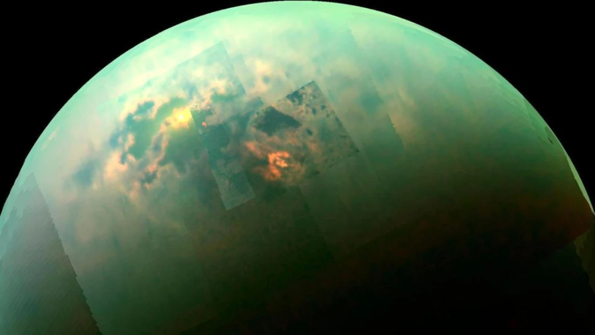 Satürn\'ün Titan uydusuna yakından bakış!