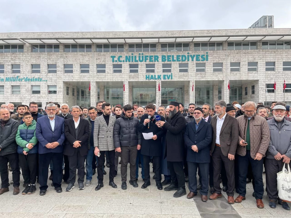 Sivil toplum kuruluşları Nilüfer Belediyesini protesto etti