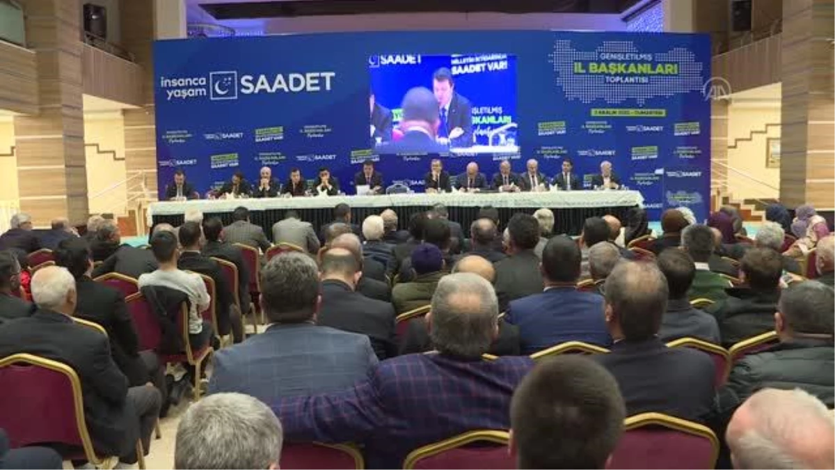 Karamollaoğlu, Genişletilmiş İl Başkanları Toplantısı\'nda konuştu (2)