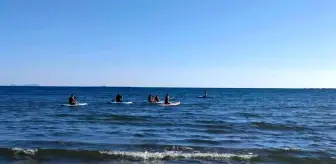 Antalya'da balık havuzunun patladığı söylentisi: Finike sahili balık yakalamak isteyen vatandaşlarla doldu