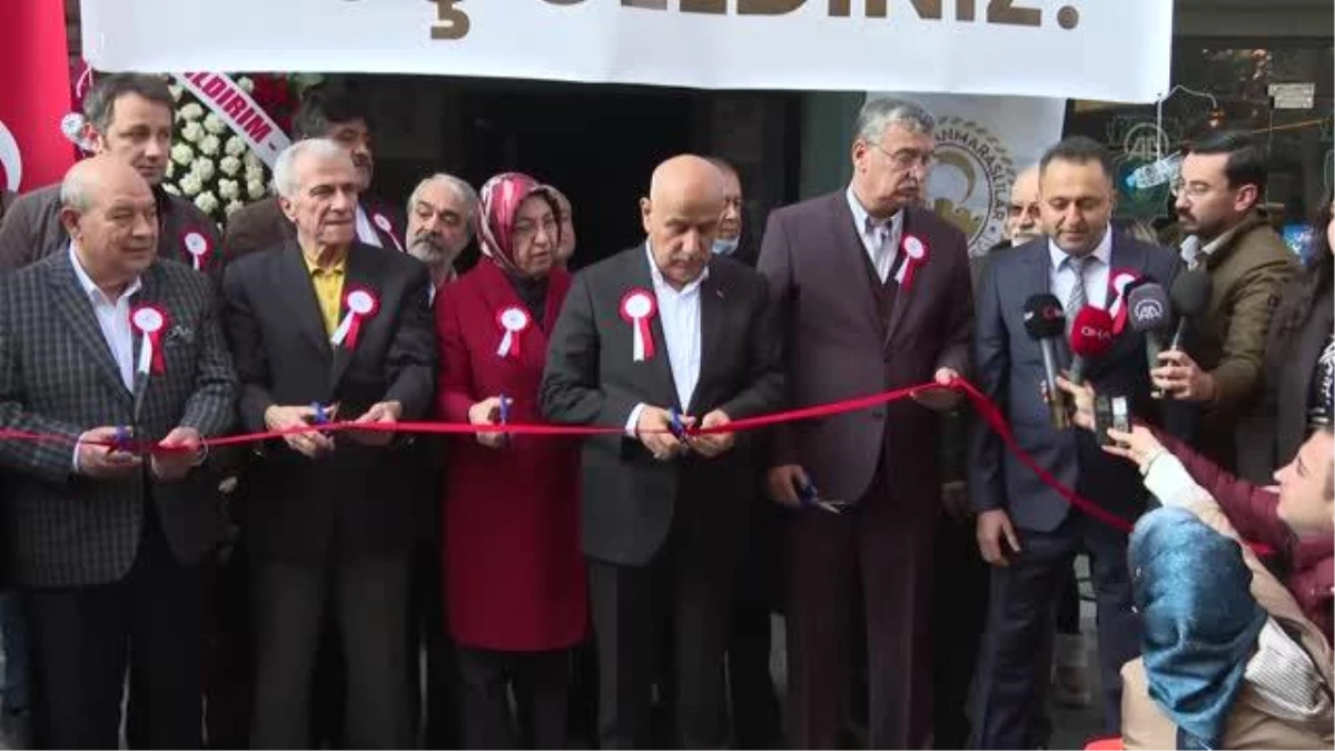 Bakan Kirişci, Kahramanmaraşlılar Kültür Derneği\'nin yeni merkez binasının açılışını yaptı