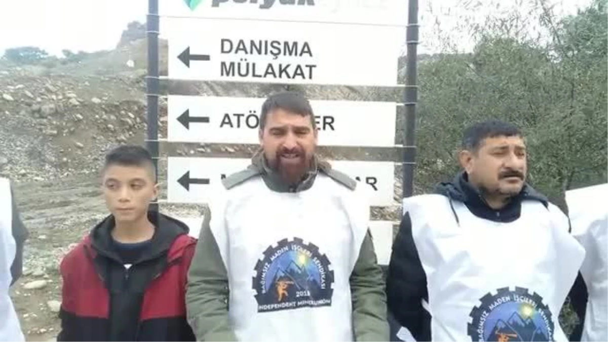 Dünya Madenciler Günü\'nü İşsiz Kutlayan Madenciden Patron Özyeğin\'e Çağrı: "Ekmeğimden Ayrı Tutulmam Aileme Zarar Veriyor"